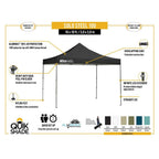 Solo100 10 ft. x 10 ft. Olive Straight Leg Canopy