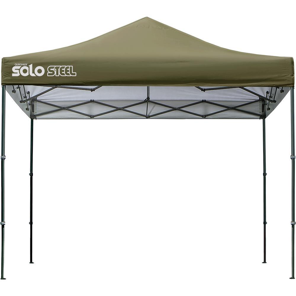 Solo100 10 ft. x 10 ft. Olive Straight Leg Canopy