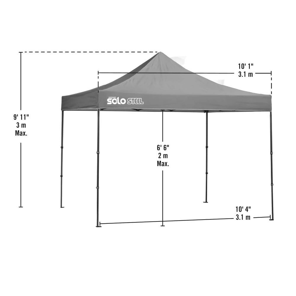 Solo100 10 ft. x 10 ft. Olive Straight Leg Canopy