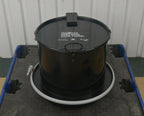 Pig Safe Waste Open Head Drum Funnel w/ Latching Lid & Coarse Screen