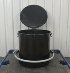 Pig Safe Waste Open Head Drum Funnel w/ Latching Lid & Coarse Screen