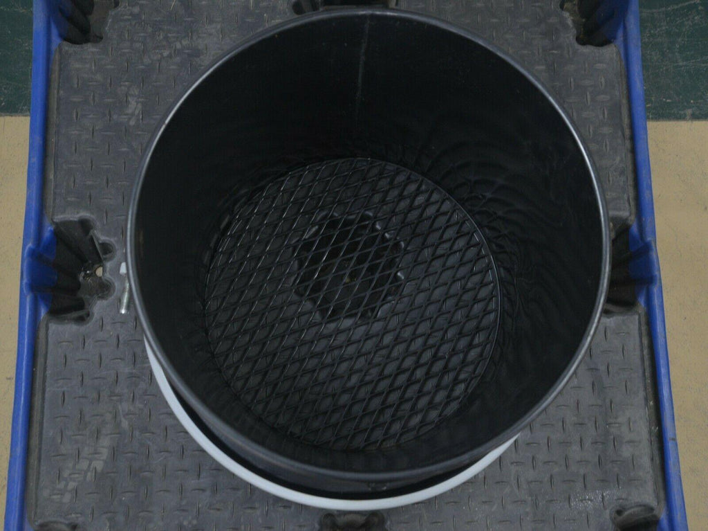 Pig Safe Waste Open Head Drum Funnel w/ Latching Lid & Coarse Screen