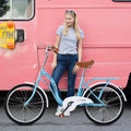 HOMBOM 26 inch Mountain Bike for Adult and Youth,Outdoor Bikes for Men Women, Classic Bicycle Retro Bicycle Beach Cruiser Bicycle Retro Bicycle Blue