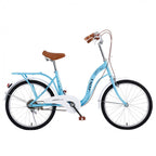 HOMBOM 26 inch Mountain Bike for Adult and Youth,Outdoor Bikes for Men Women, Classic Bicycle Retro Bicycle Beach Cruiser Bicycle Retro Bicycle Blue