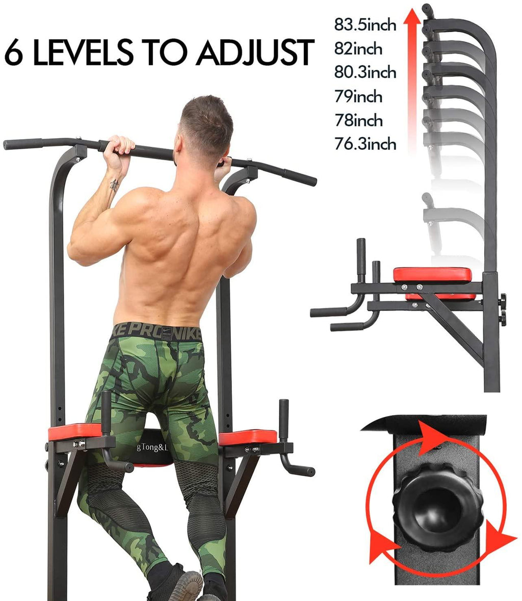 BangTong&amp;Li Power Tower,Adjustable Multi-Function Home Fitness Equipment in Sports &amp; Outdoors,Black