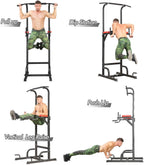 BangTong&amp;Li Power Tower,Adjustable Multi-Function Home Fitness Equipment in Sports &amp; Outdoors,Black