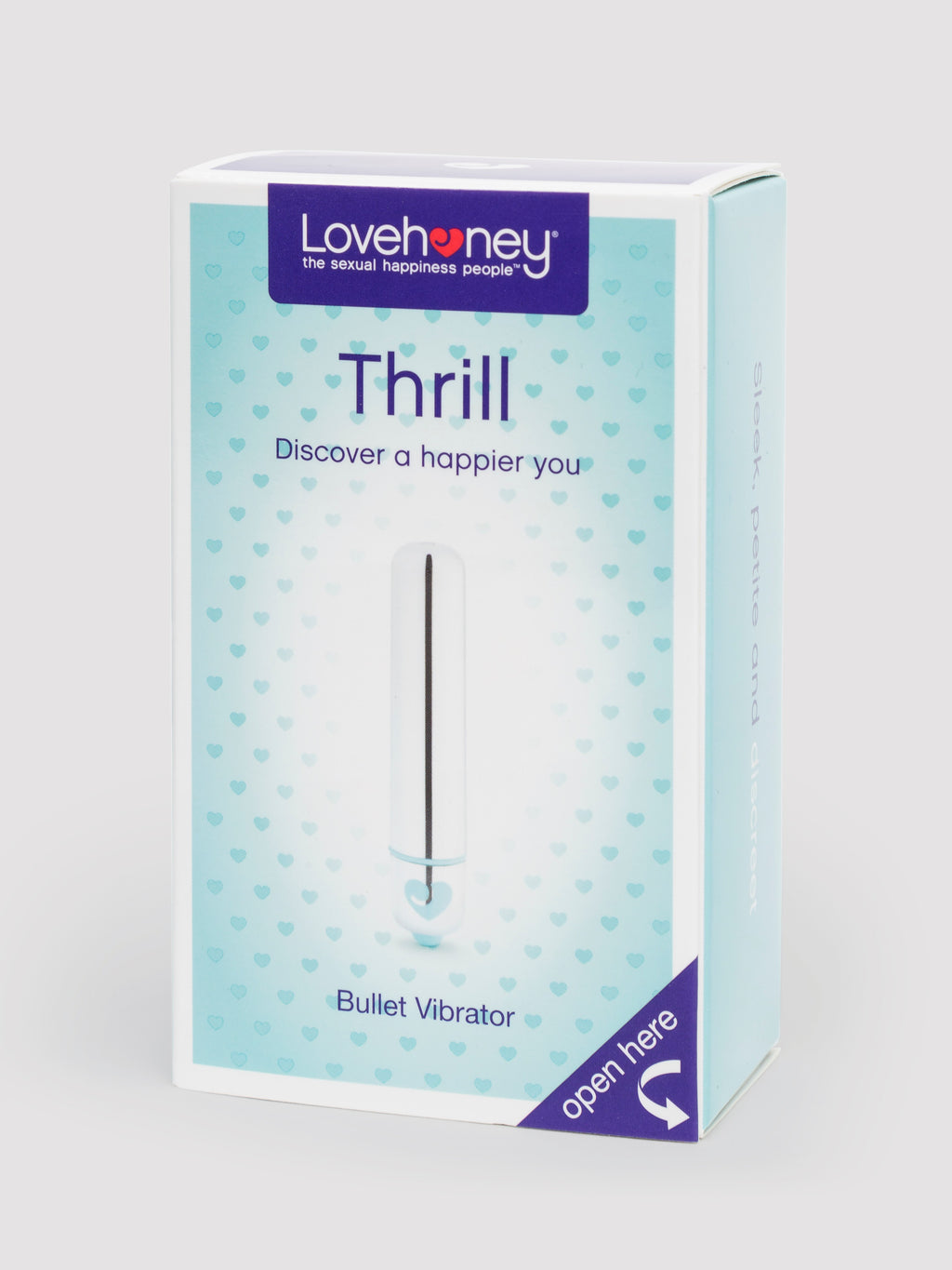 Lovehoney Thrill 10 Function Bullet Vibrator, Silver | Silver