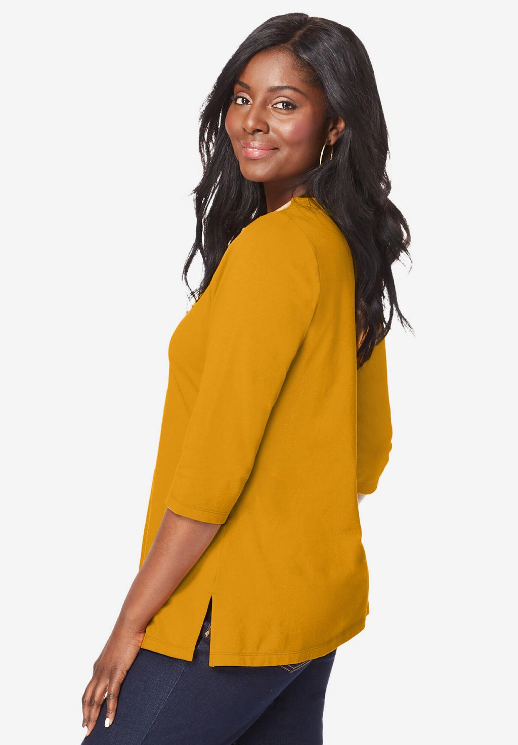 notch neck tunic