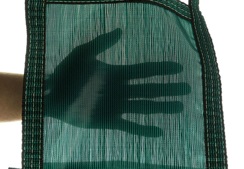 18'x36' inground rectangle swimming pool winter safety cover green mesh 12 year