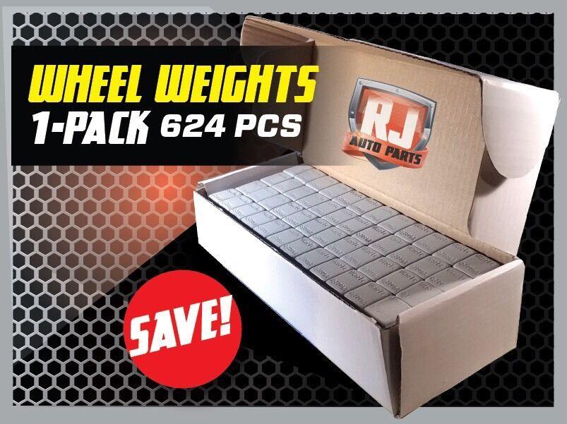 6 X 9 LB BOXES 1/4 OZ. STICK-ON ADHESIVE TAPE WHEEL WEIGHTS TOTAL 3456 PIECES