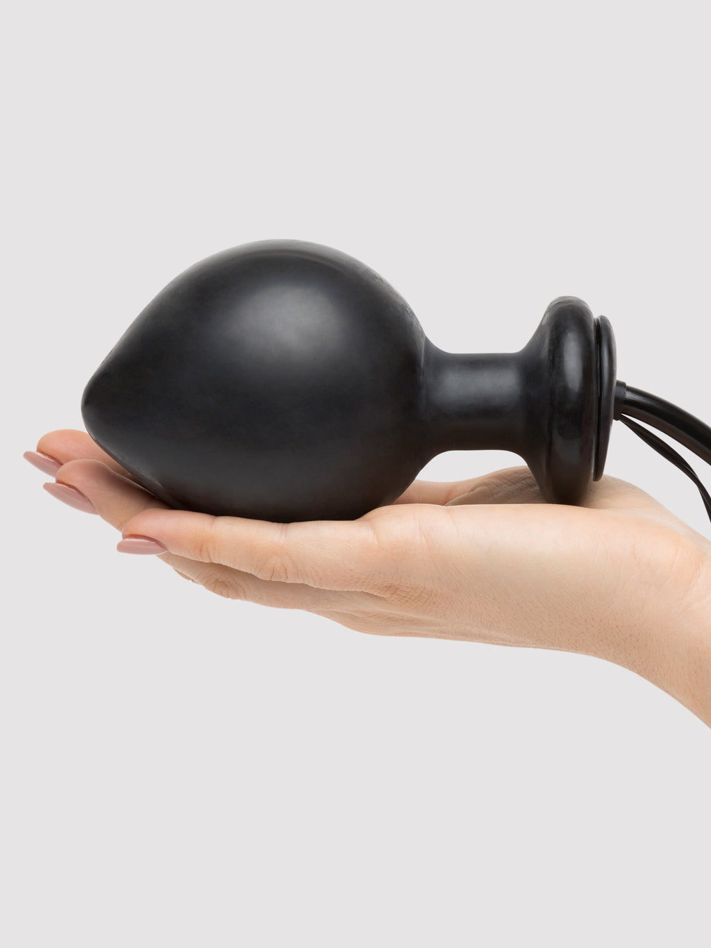 Lovehoney Vibrating Inflatable Butt Plug 4.5 Inch, Black