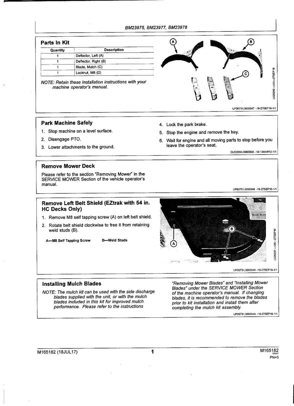 60" Mulching Kit BM23978