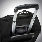 Underseat Carry-On Spinner with USB Port, Jet Black, One Size