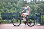 VIVI 350/500W Electric Mountain Bike 26" E-Bike 36/48V 8/12.5Ah Removable Battery E-Bike 32MPH 21 Speed Gears Adult E-Bike Commuter Bike