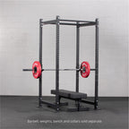 Fitness T-3 Series Power Rack 91" H 36" D with 4 Weight Holders