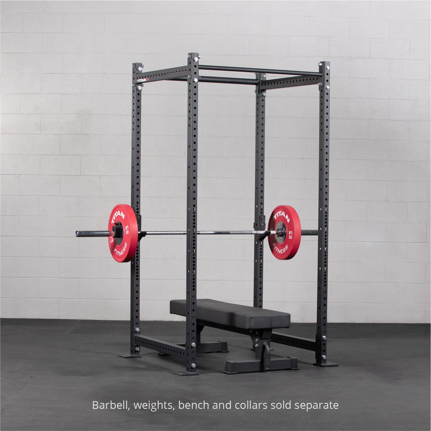 Fitness T-3 Series Power Rack 91" H 36" D with 4 Weight Holders