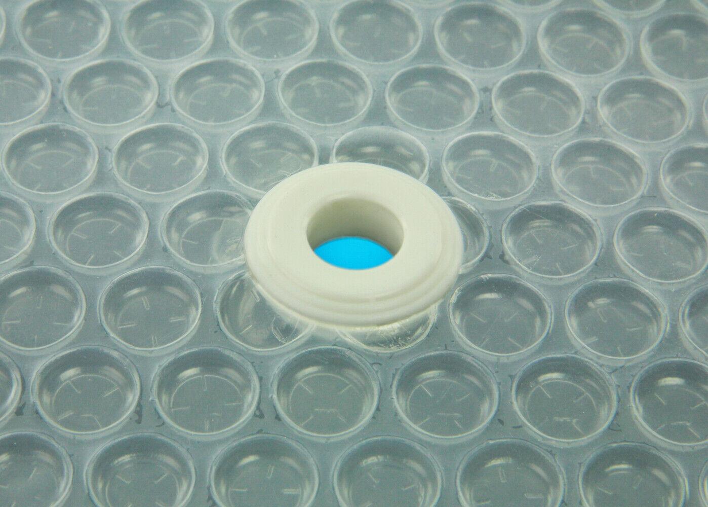 sun2solar 1600 series clear round swimming pools solar blanket w/ grommet kit