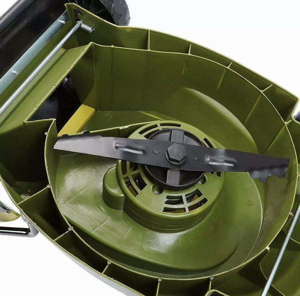 14-Inch Cordless Lawn Mower w/Brushless Motor, Green NEW