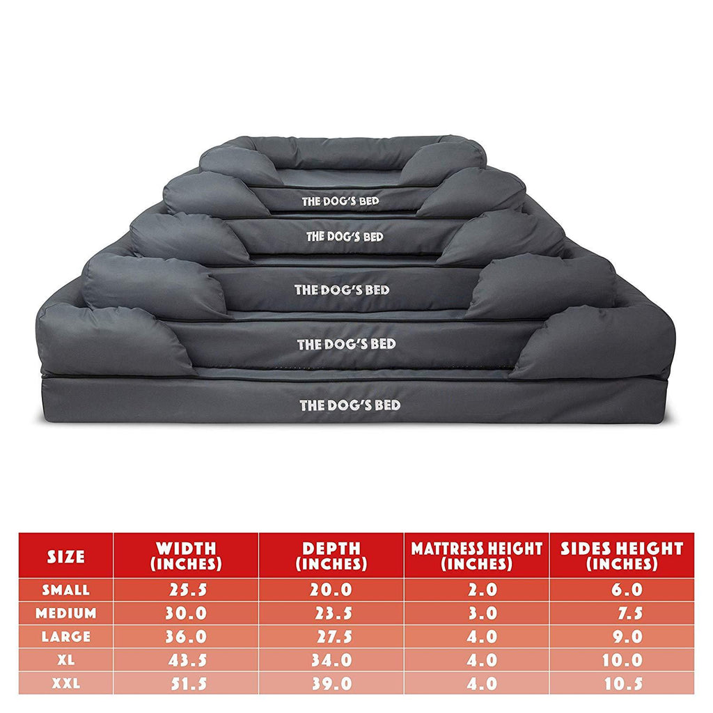 Dogs Bed Orthopedic Dog Bed, Waterproof, Premium Memory Foam S-XXL, Dog Pain Relief for Arthritis, Hip &amp; Elbow Dysplasia, Post Surgery, Lameness, Senior Supportive, Calming Bed, Washable Cover
