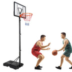 SalonMore Portable Basketball Hoop, 7-10 ft Height Adjustable Indoor/Outdoor Basketball Stand