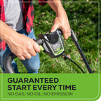 48V (24V x 2) 20" Brushless Cordless Lawn Mower + 12" String Trimmer + 320 CFM Leaf Blower Combo Kit with (2) 4.0Ah Batteries &amp; Dual Port Fast Charger
