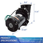 1-2.0hp swimming pool water pump outdoor above ground strainer motor 750-1500w