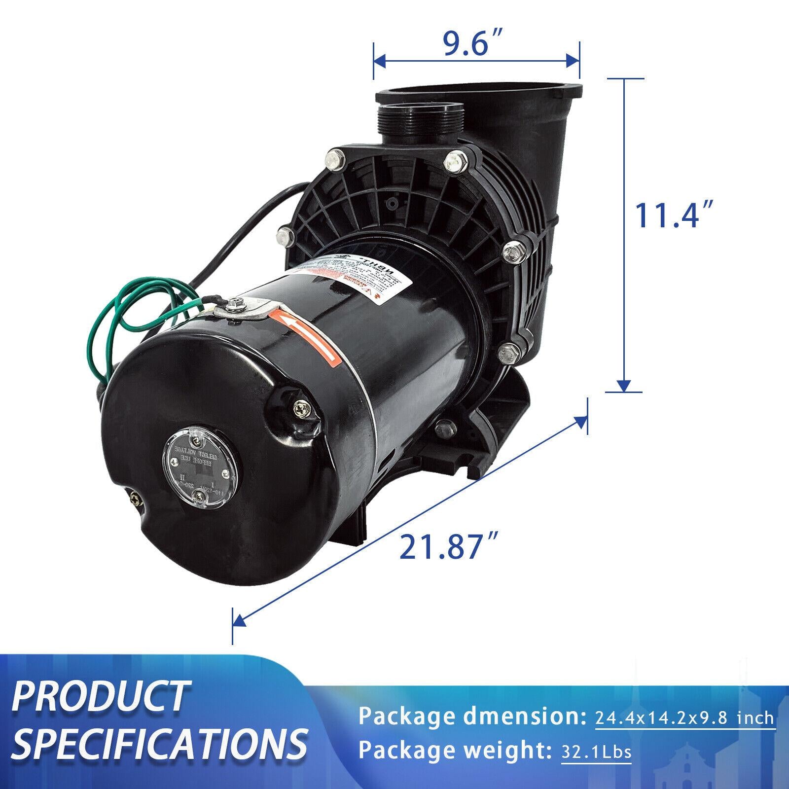 1-2.0hp swimming pool water pump outdoor above ground strainer motor 750-1500w