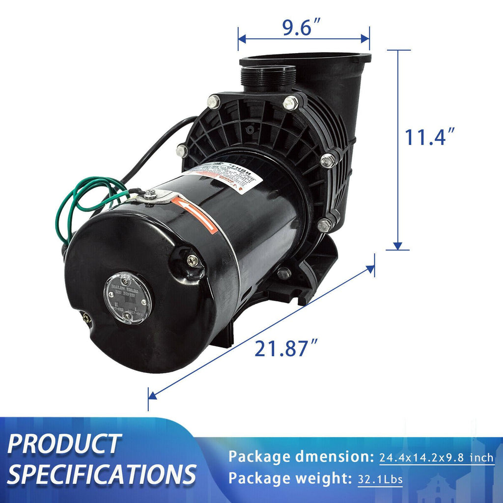 1-2.0hp swimming pool water pump outdoor above ground strainer motor 750-1500w