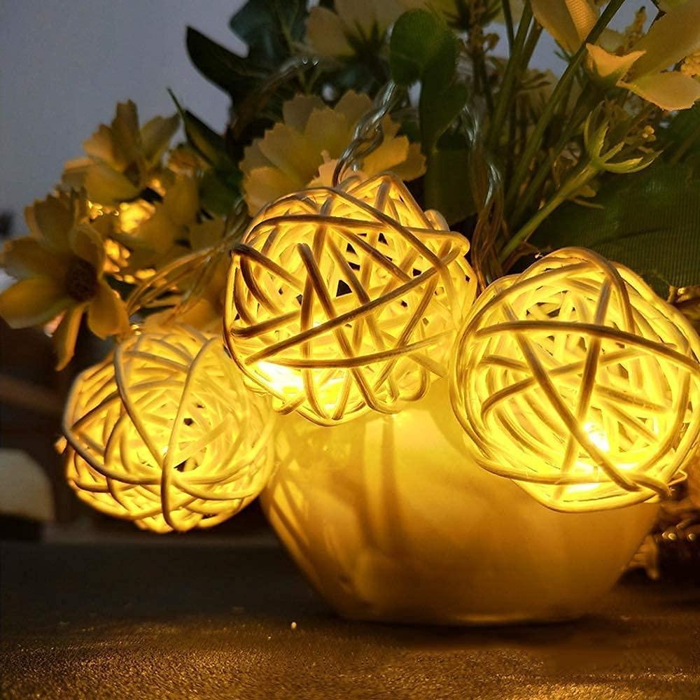 AEGIS light Led Rope Lights Sepak Takraw Gypsophila Rope Lights Fairy Lights for Girls Bedroom DIY Decoration Christmas Jar Lights for Bedroom Wedding USB Powered Lights (Size : L 3M)