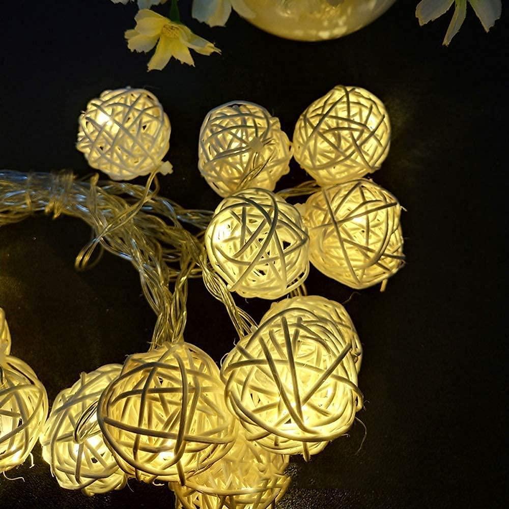 AEGIS light Led Rope Lights Sepak Takraw Gypsophila Rope Lights Fairy Lights for Girls Bedroom DIY Decoration Christmas Jar Lights for Bedroom Wedding USB Powered Lights (Size : L 3M)