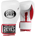 Cleto Reyes Lace Up Hook and Loop Hybrid Boxing Gloves - Small - White