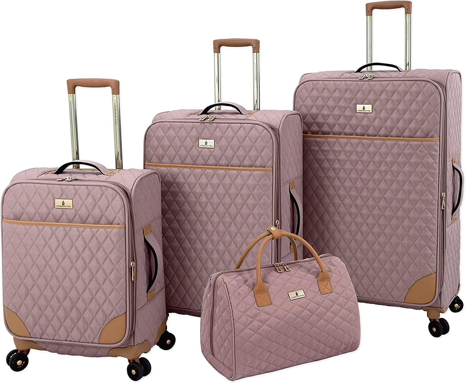 London Fog 4 Piece Set, Rose Gold