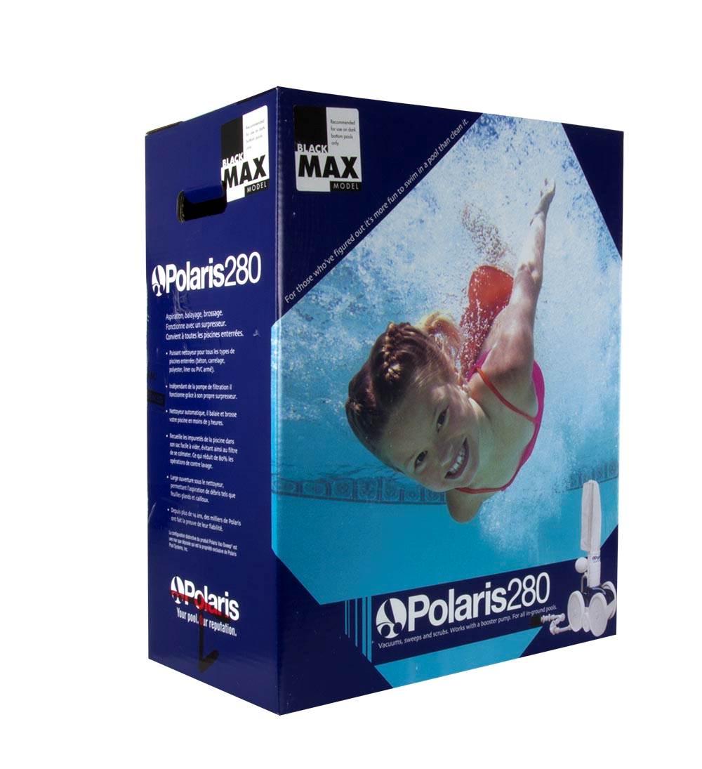 polaris vac-sweep 280 black max pressure side pool cleaner