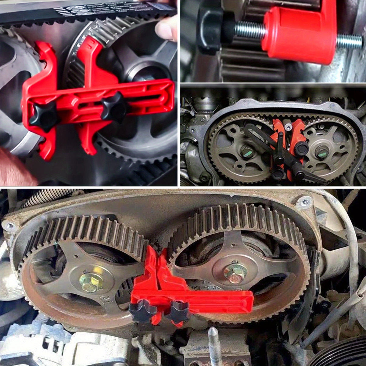 9pcs/set Universal Cam Camshaft Lock Holder: Durable Car Engine Timing Tool Set For Maximum Performance