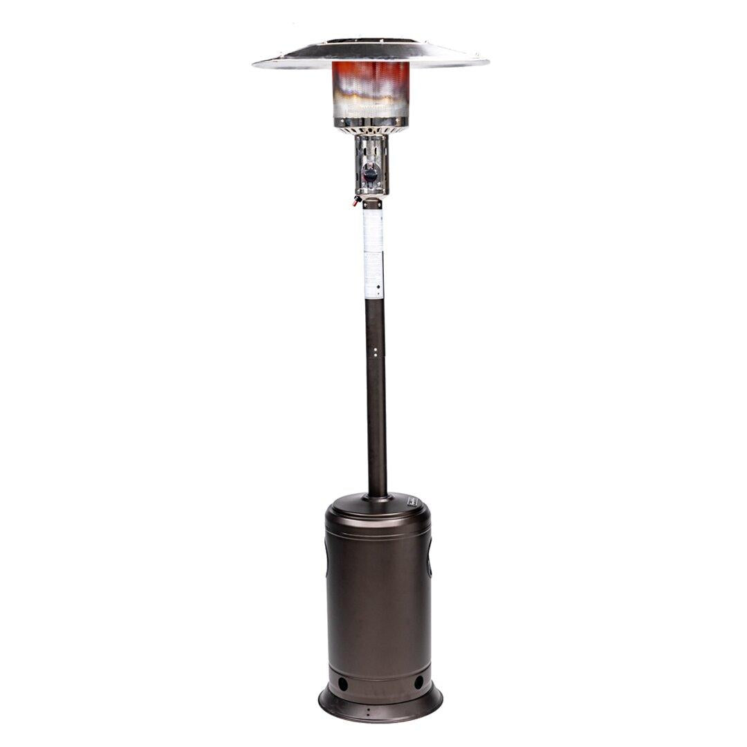 Standing Patio Heater, Automatic Safety Shutoff: Yes, Overall: 7' 4'' H x 2' 6'' W x 2' 6'' D