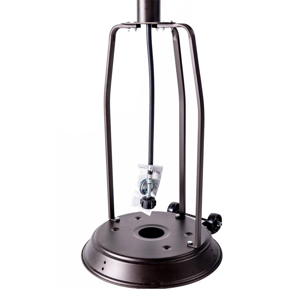 Standing Patio Heater, Automatic Safety Shutoff: Yes, Overall: 7' 4'' H x 2' 6'' W x 2' 6'' D