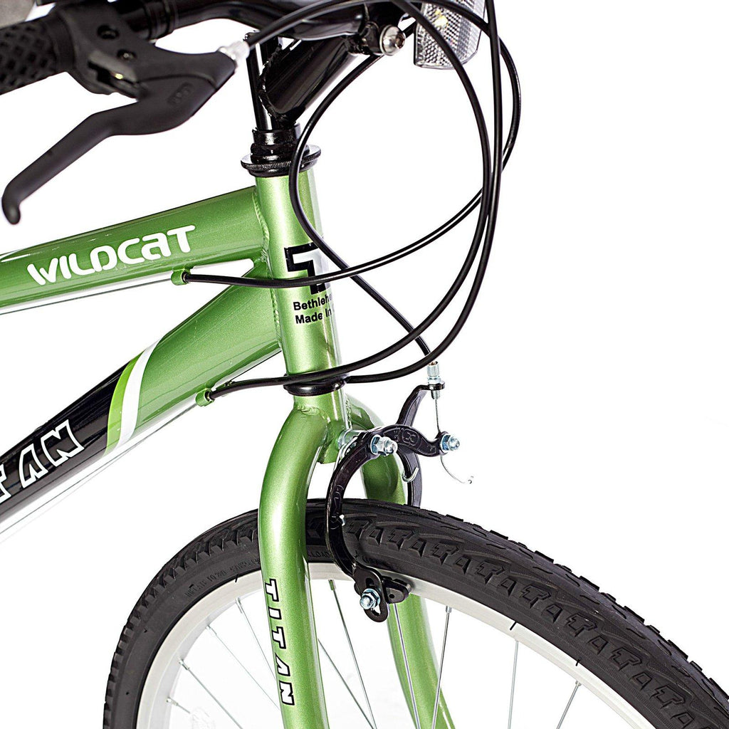 Wildcat 18-Speed Women's Mountain Bike, Lime Green &amp; Black