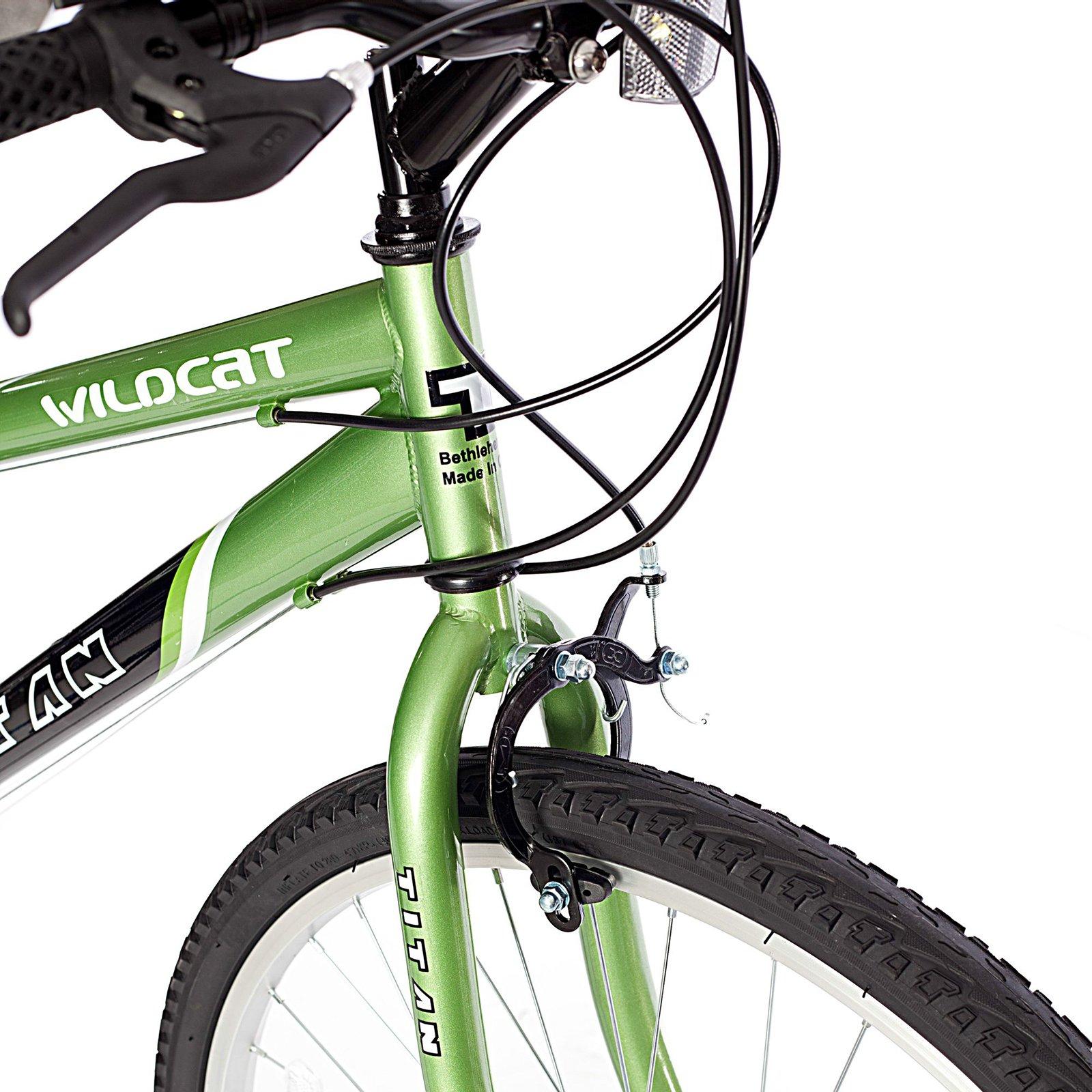 Wildcat 18-Speed Women's Mountain Bike, Lavender and White