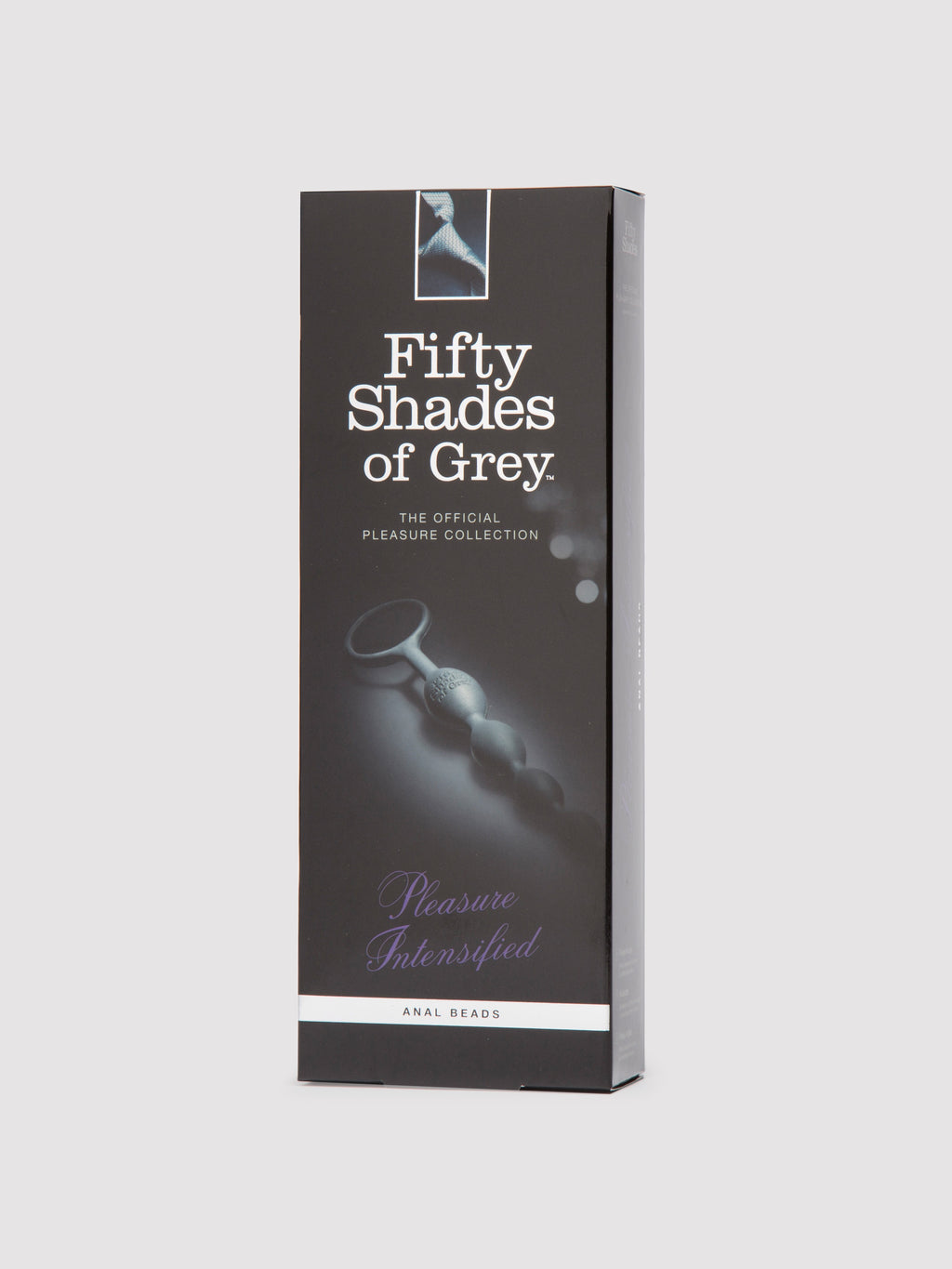 Fifty Shades of Grey Pleasure Intensified Silicone Anal Beads, Grey