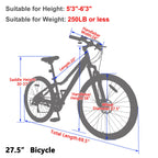 ABORON Youth/Adult Mountain Bike for Women and Men 26 inch 21 Speed Steel Frame Double Disc Brake Suspension Fork Rose Purple MTB