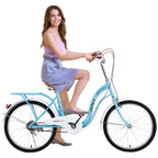 Classic Bicycle Retro Bicycle Beach Cruiser Bicycle Retro Bicycle,Cruiser Bikes,Blue