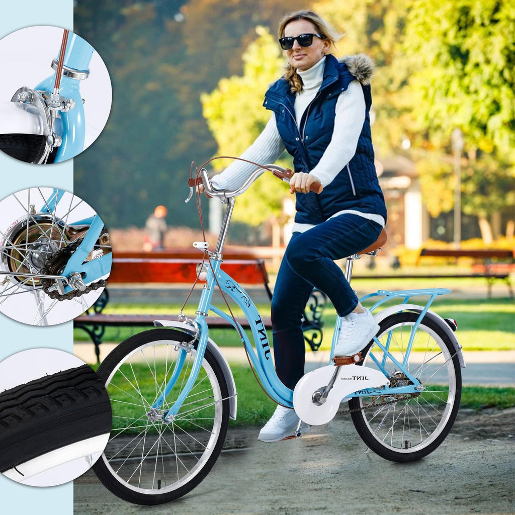 Classic Bicycle Retro Bicycle Beach Cruiser Bicycle Retro Bicycle,Cruiser Bikes,Blue