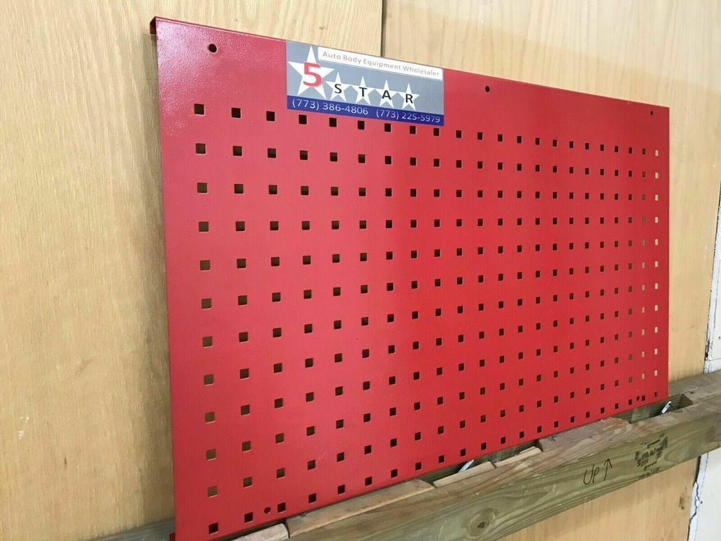 AUTO BODY FRAME MACHINE WALL MOUNT TOOL AND CLAMP BOARD WITH 17 HANGERS!!