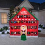 8 ft. Tall Airblown-Advent Calendar Scene-LG