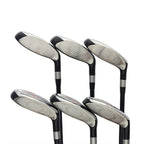 LEFT HANDED Majek Golf +2 inch Over XL Big &amp; Tall Senior Men’s All Hybrid Partial Set: #5, 6, 7, 8, 9, PW Senior Flex Utility “A” Flex Club (Tall 6'3"+ / +2" Over) Premium Men's Arthritic Grip