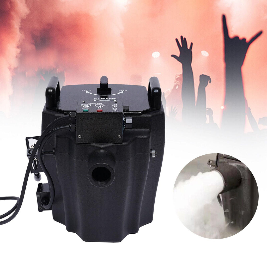 Dry Ice Machine DJ Stage Effect Low Smoke Fog Machine for Wedding Party Black