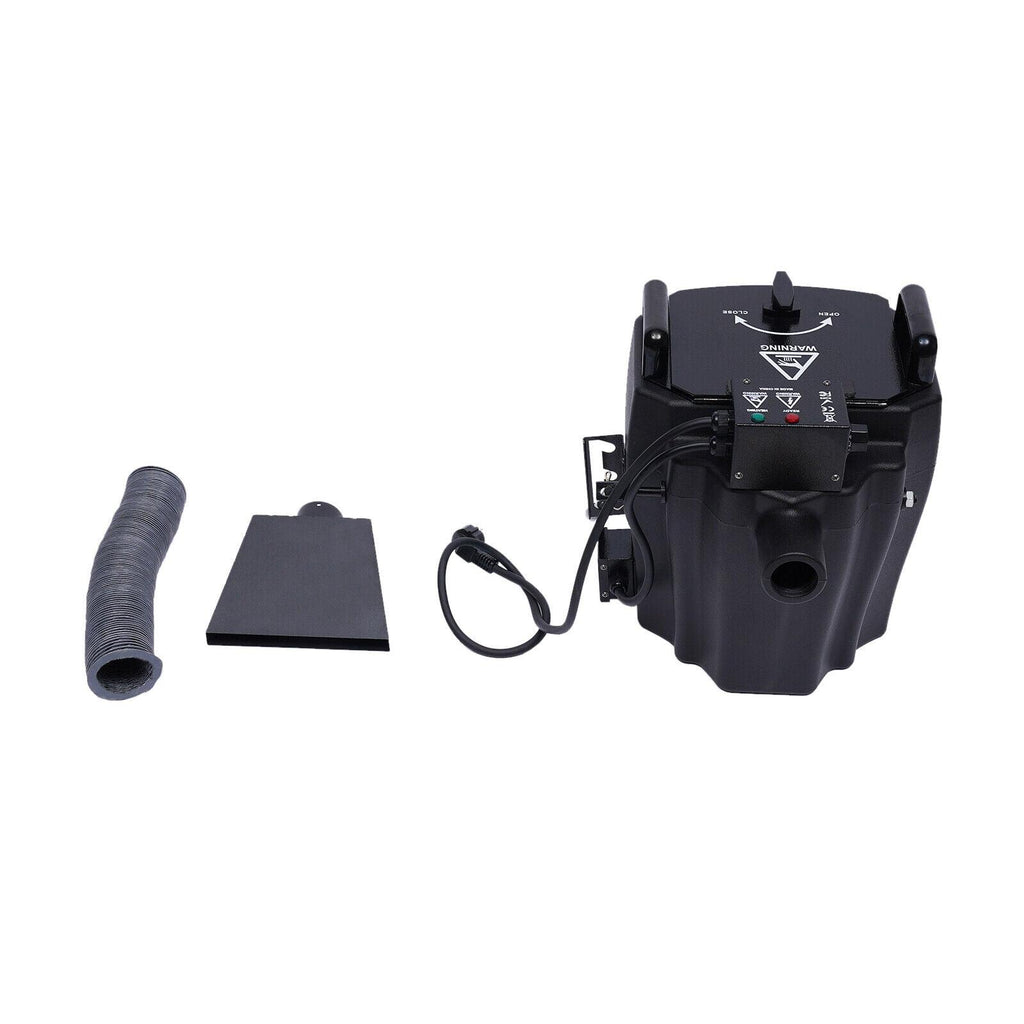 Anqidi 3500W DJ Stage Effect Dry Ice Machine Manual Black Plastic Low Smoke Machine for Wedding Party