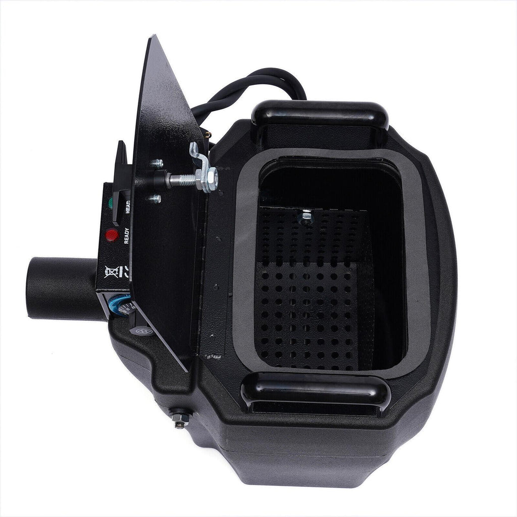 Anqidi 3500W DJ Stage Effect Dry Ice Machine Manual Black Plastic Low Smoke Machine for Wedding Party