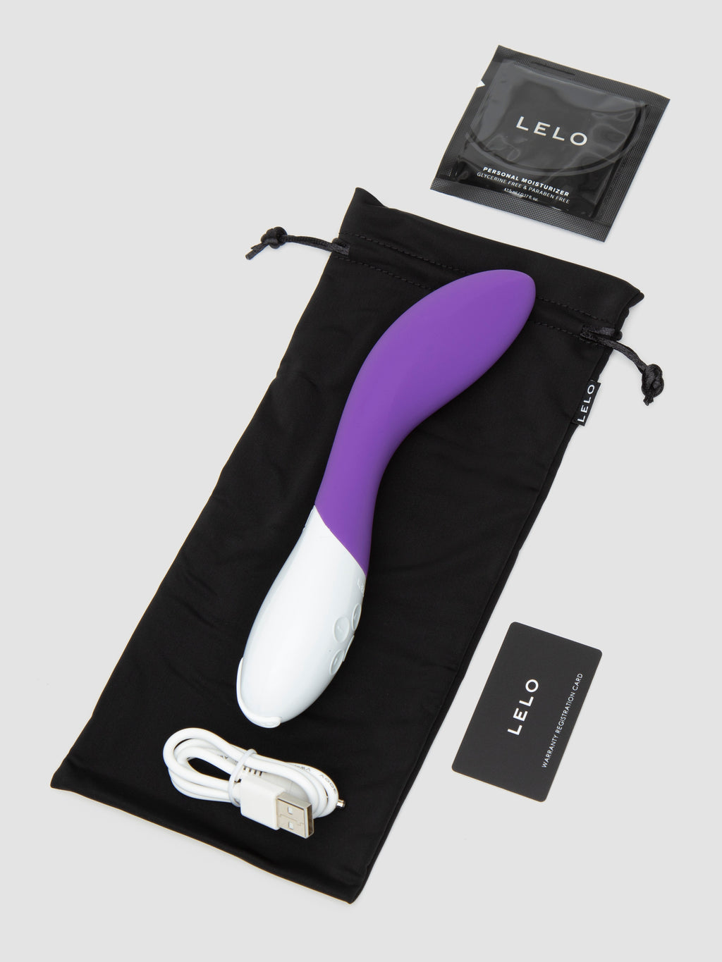 Lelo Mona 2 Luxury Rechargeable G-Spot Vibrator, Purple