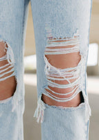 threaded boyfriend jeans